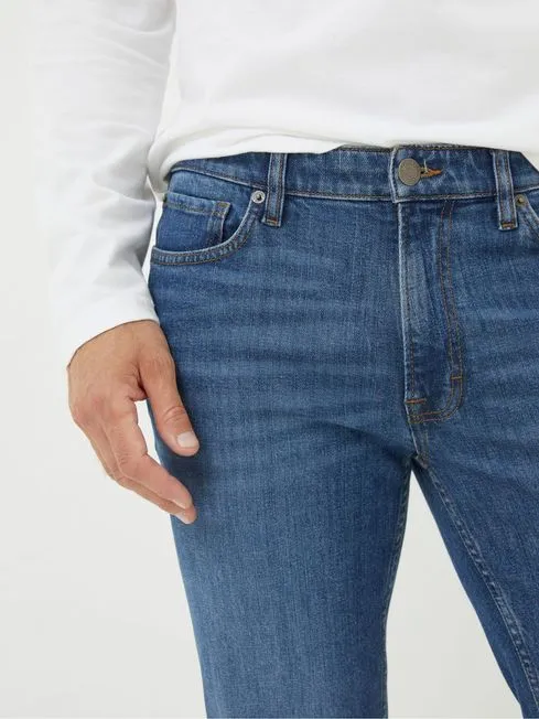 Men Fatface Jeans Blue Slim Fit Jeans