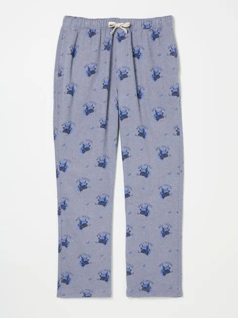 Men Fatface Pajamas and Nightwear Light Blue Bull Dozing Pyjama Bottoms Men Fatface Pajamas and Nightwear Light Blue Bull Dozing Pyjama Bottoms