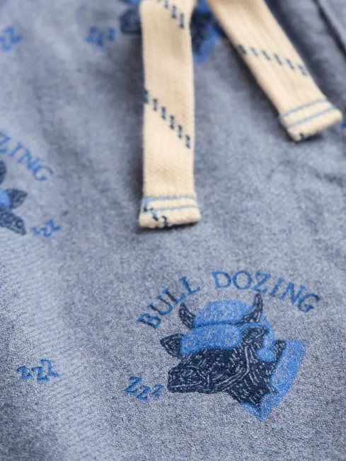 Men Fatface Pajamas and Nightwear Light Blue Bull Dozing Pyjama Bottoms Men Fatface Pajamas and Nightwear Light Blue Bull Dozing Pyjama Bottoms