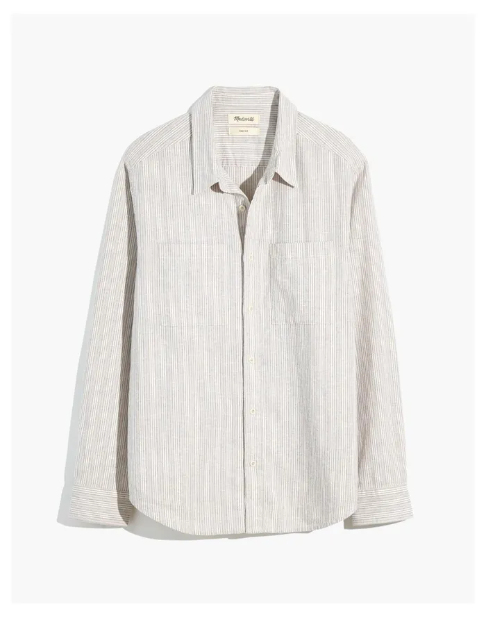 Men Hemp Cotton Perfect Long Sleeve Shirt Light Graphite Madewell Shirts Men Hemp Cotton Perfect Long Sleeve Shirt Light Graphite Madewell Shirts