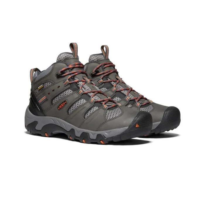 Men KEEN Boots Grey Hiking Boots 8211 Koven Mid WP Men KEEN Boots Grey Hiking Boots 8211 Koven Mid WP