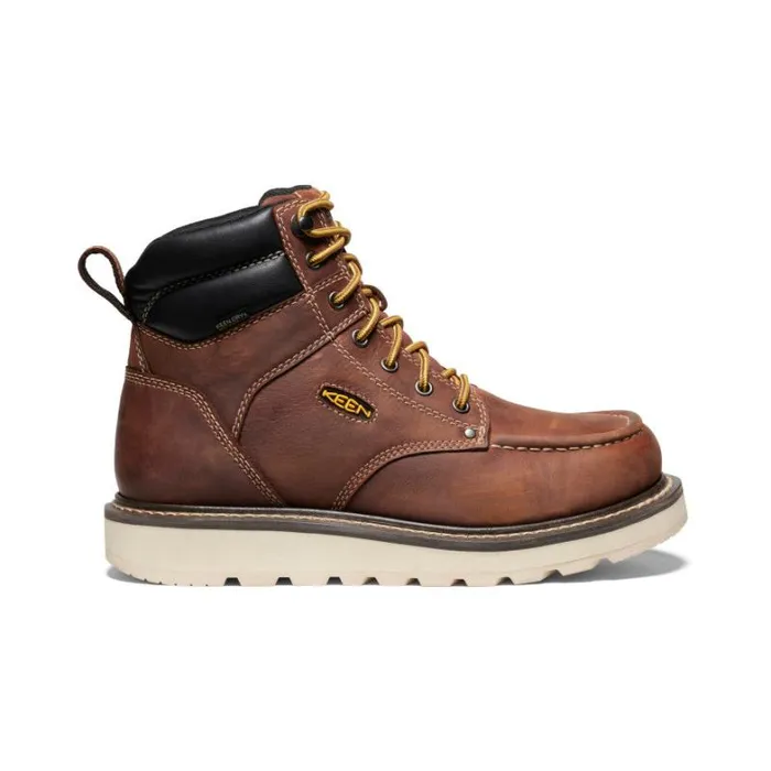Men KEEN Casual Cincinnati 6quot Waterproof Boot Soft Toe