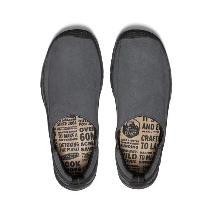 Men KEEN Casual Jasper SlipOn Grey Leather Slipon Men KEEN Casual Jasper SlipOn Grey Leather Slipon