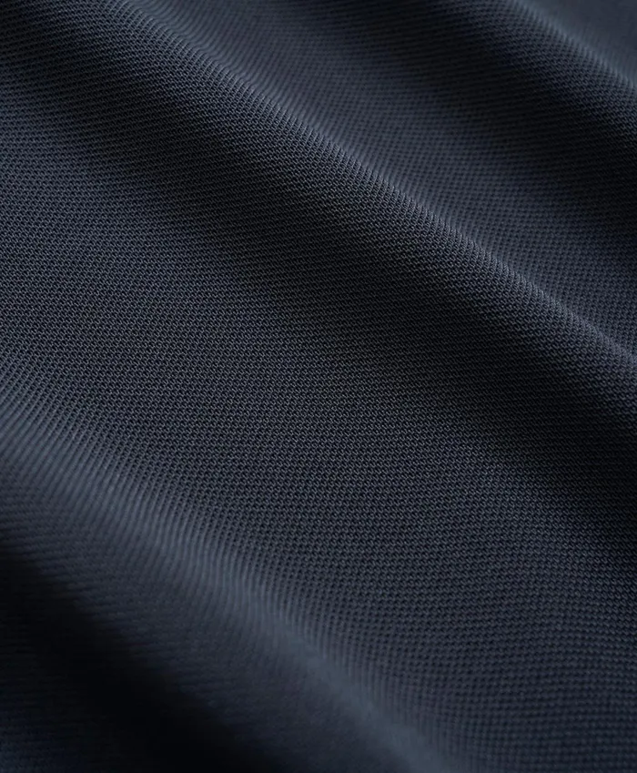 Men Performance Zip Polo Shirt Navy Brooks Brothers Polo and Rugby Shirts