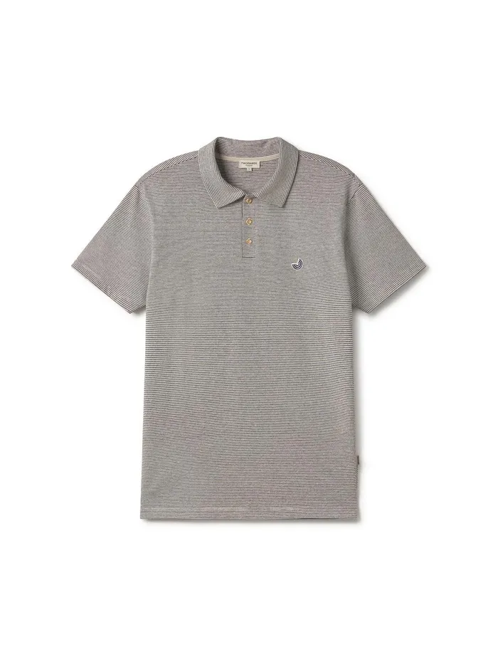Men Portbraddon 8211 White and Navy Stripes TWOTHIRDS TShirts