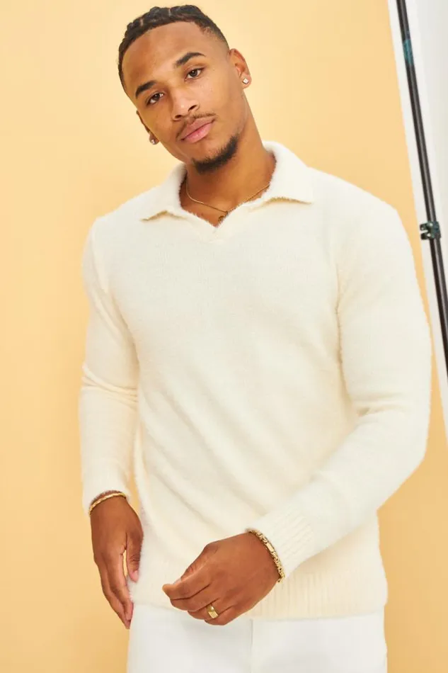 Men Pull cru En Laine A Col Rabats Ecru Brentiny Paris Sweatshirts and Pullovers Men Pull cru En Laine A Col Rabats Ecru Brentiny Paris Sweatshirts and Pullovers