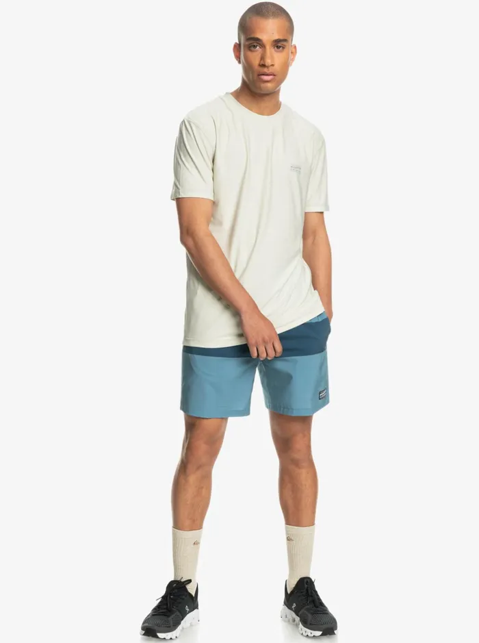Men Quiksilver Boardshorts Omni Training 17034 Stretch Shorts Provincial Blue Men Quiksilver Boardshorts Omni Training 17034 Stretch Shorts Provincial Blue