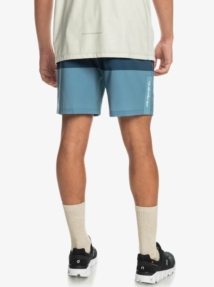 Men Quiksilver Boardshorts Omni Training 17034 Stretch Shorts Provincial Blue Men Quiksilver Boardshorts Omni Training 17034 Stretch Shorts Provincial Blue