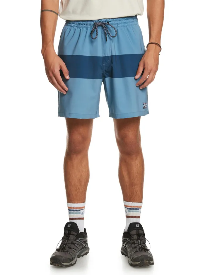Men Quiksilver Boardshorts Omni Training 17034 Stretch Shorts Provincial Blue Men Quiksilver Boardshorts Omni Training 17034 Stretch Shorts Provincial Blue