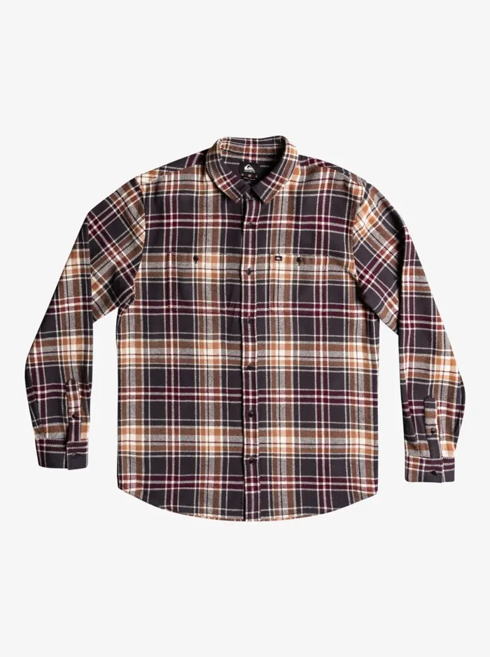 Men Quiksilver Shirts and Polos Intrepide Explorer Long Sleeve Flannel Shirt Phantom Intrepid Men Quiksilver Shirts and Polos Intrepide Explorer Long Sleeve Flannel Shirt Phantom Intrepid