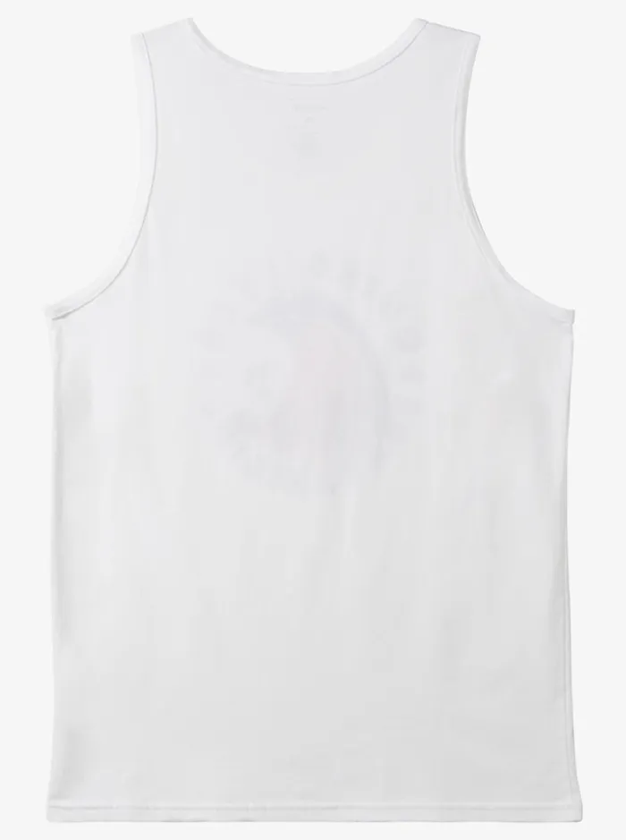 Men Quiksilver Tees Home Of The Wave Tank White Men Quiksilver Tees Home Of The Wave Tank White