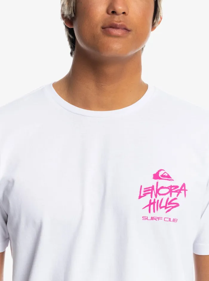 Men Quiksilver Tees Quiksilver X Stranger Things Lenora TShirt White Men Quiksilver Tees Quiksilver X Stranger Things Lenora TShirt White