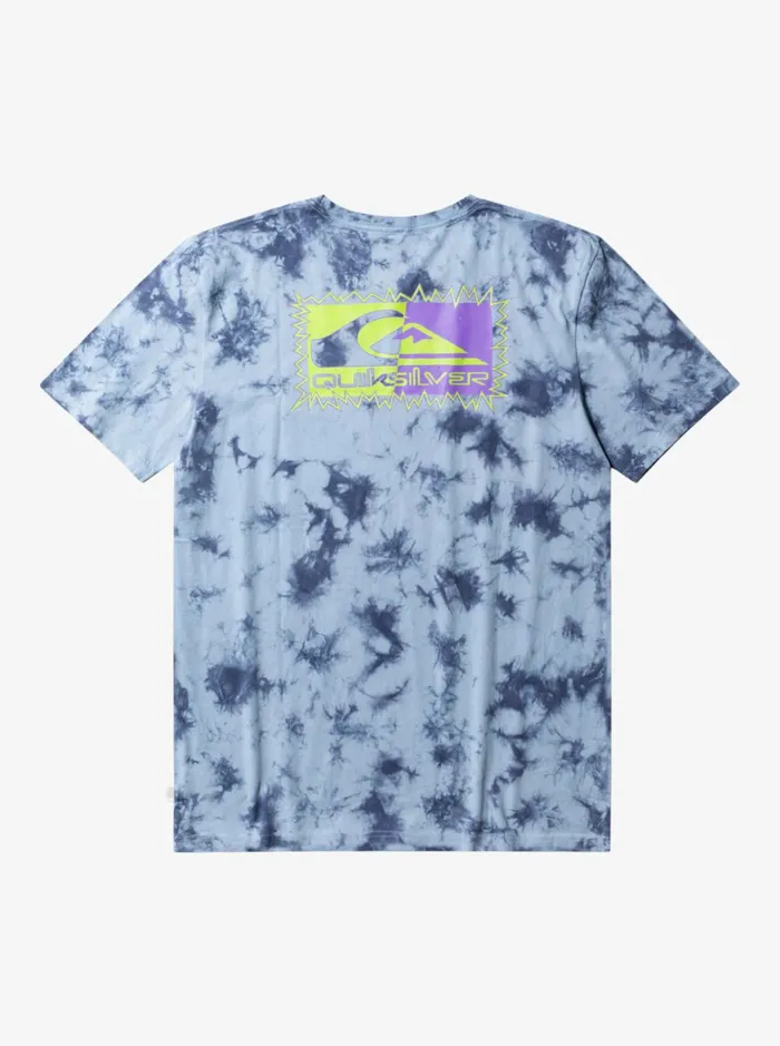 Men Quiksilver Tees The Split TShirt Celestial Blue Men Quiksilver Tees The Split TShirt Celestial Blue