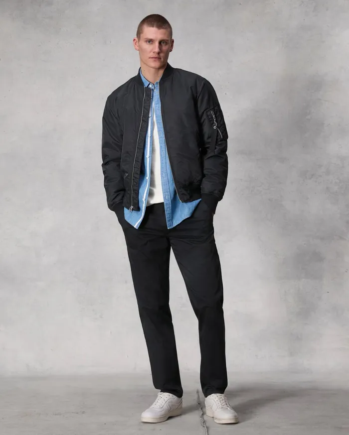 Men Rag and Bone Pants Standard Cotton Chino Black
