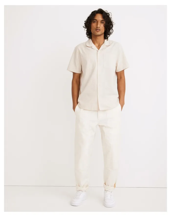 Men Relaxed Straight Workwear Pants Vintage Canvas Madewell Pants