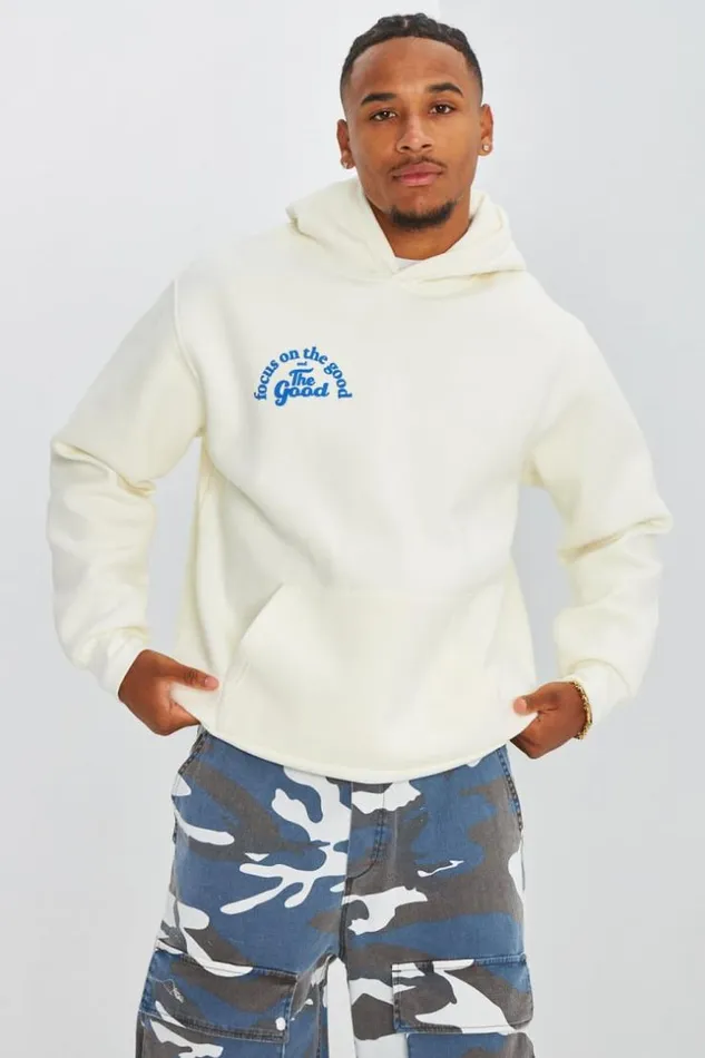 Men Sweat cru Capuche 034 The Good 034 Ecru Brentiny Paris Sweatshirts and Pullovers Men Sweat cru Capuche 034 The Good 034 Ecru Brentiny Paris Sweatshirts and Pullovers