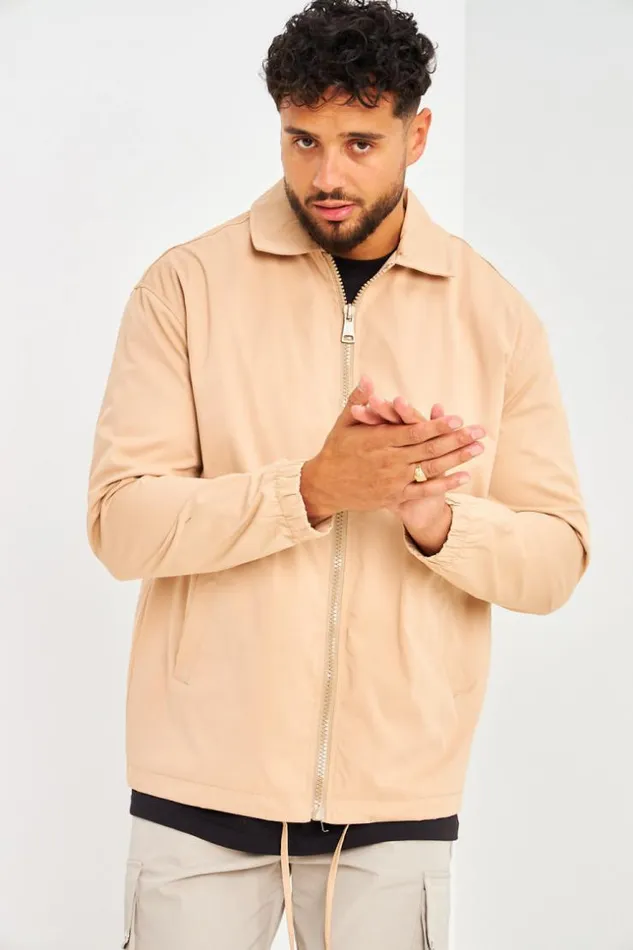 Men Veste Ajustable Beige Beige Brentiny Paris Shirts