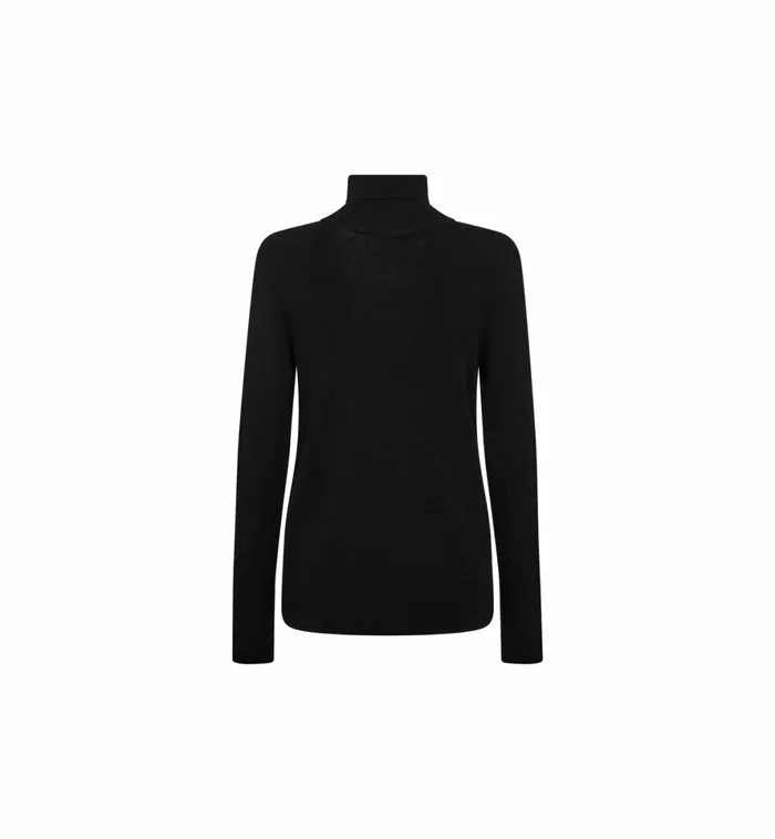 MOS MOSH Knits Women MMBouch Rollneck Knit Black MOS MOSH Knits Women MMBouch Rollneck Knit Black