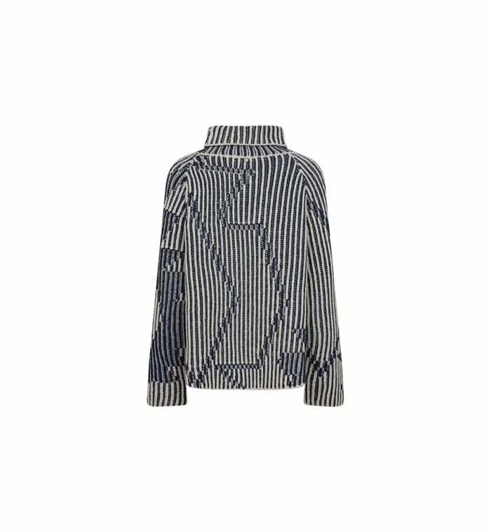 MOS MOSH Knits Women MMHelna Ikat Rollneck Knit Set Sail MOS MOSH Knits Women MMHelna Ikat Rollneck Knit Set Sail
