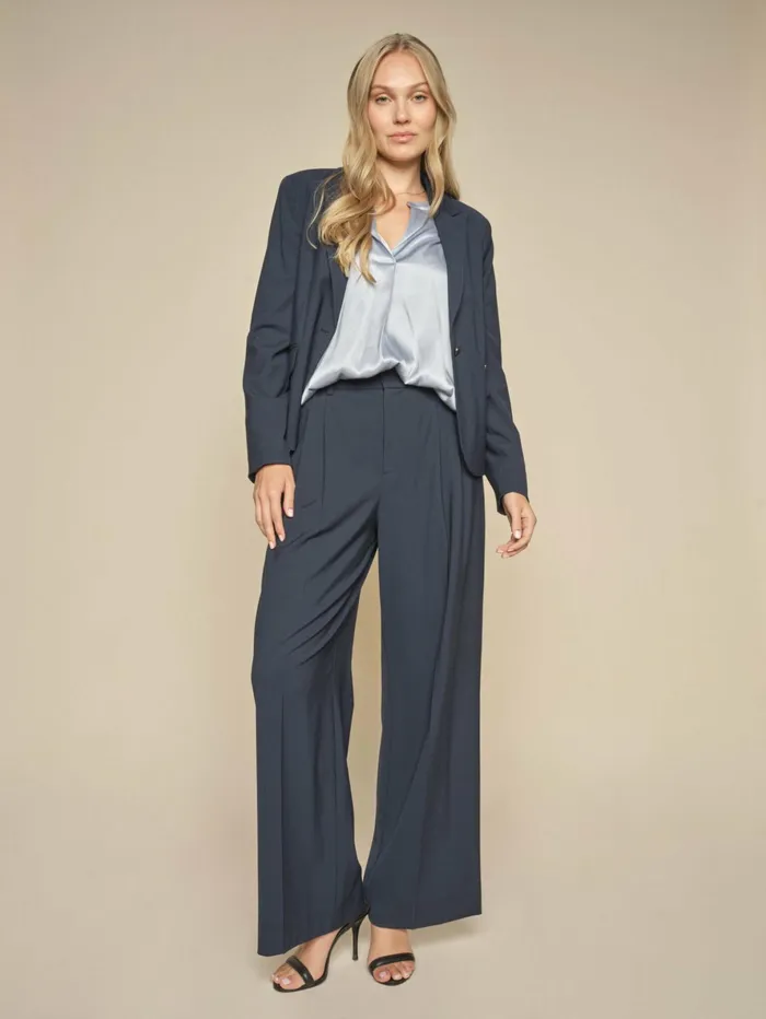 MOS MOSH Pants Women MMKay Piet Pant Salute Navy