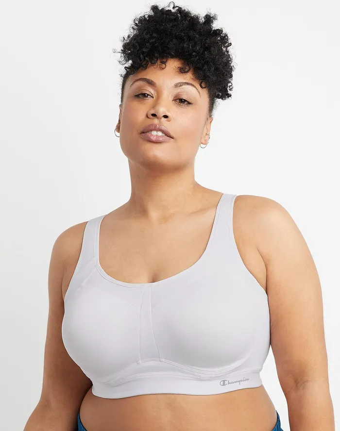 Motion Control Bra Script Logo Plus Size White Women Champion Sports Bras and Bralettes Motion Control Bra Script Logo Plus Size White Women Champion Sports Bras and Bralettes