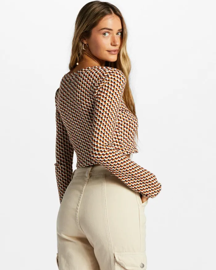 My Favourite Rib Knit Top Multi Women Billabong Tops