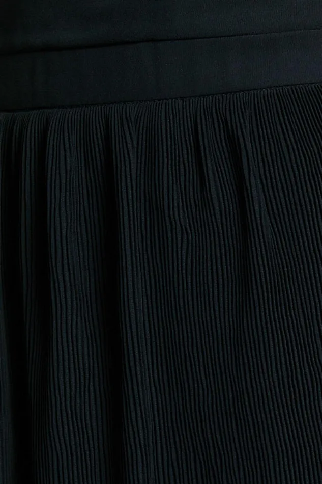 Nina Midi Dress 8211 Bustier Frill Detail Dress In Black Women Showpo Dresses