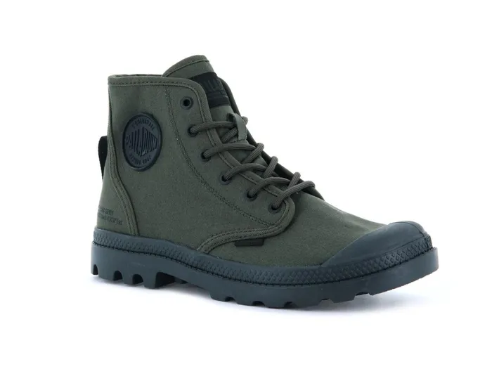 Palladium Pampa Hi Htg Supply Olive Night Women Boots