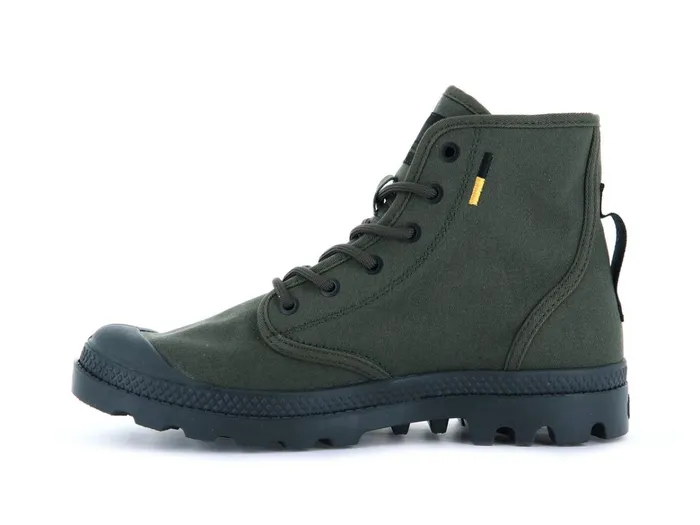 Palladium Pampa Hi Htg Supply Olive Night Women Boots