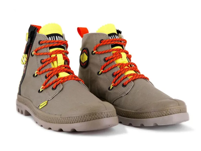 Palladium Pampa Lite Lace It Dusky Green Women Boots