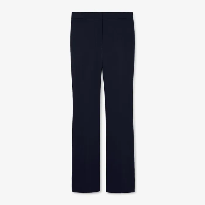 Pants M M LaFleur Women The Horton Flare Trouser 8211 Washable Wool Twill Dark Navy