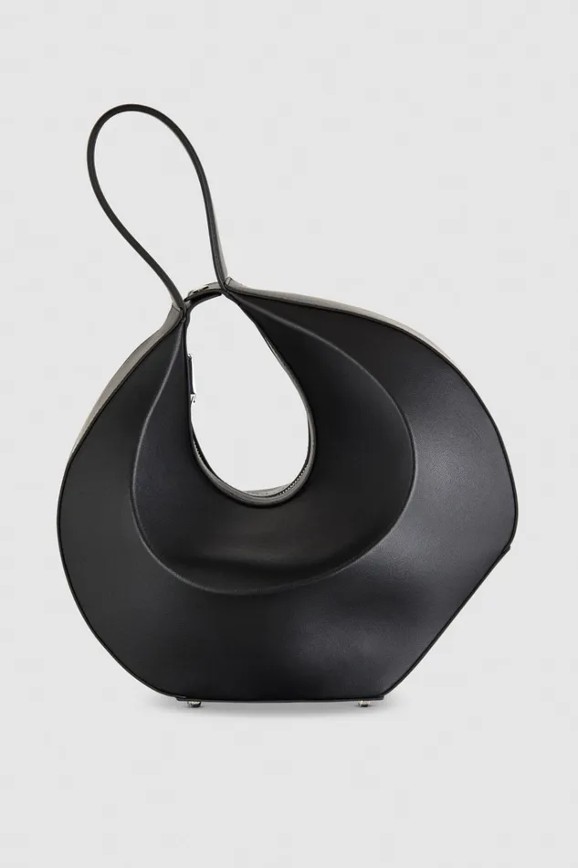 Patrizia Pepe Black Large Hobo Bangle Bag Nero Bags Handbags