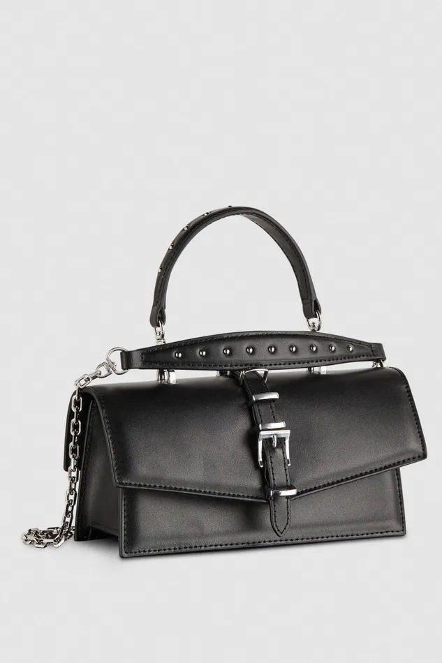 Patrizia Pepe Fly Bamby Metal Black Nero Bags Handbags