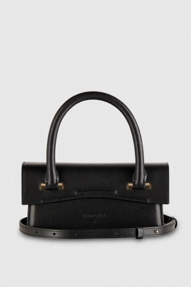 Patrizia Pepe Fly Bamby Mirror Black Nero Bags Handbags