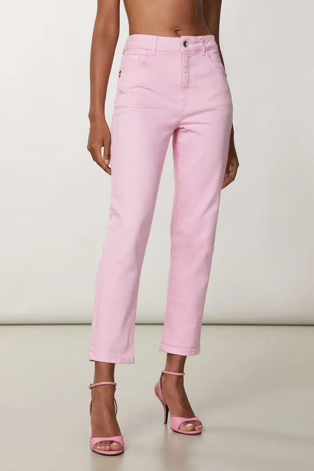 Patrizia Pepe Highwaisted Cigarette Pants Pink Fresh Pink Apparel Cigarette
