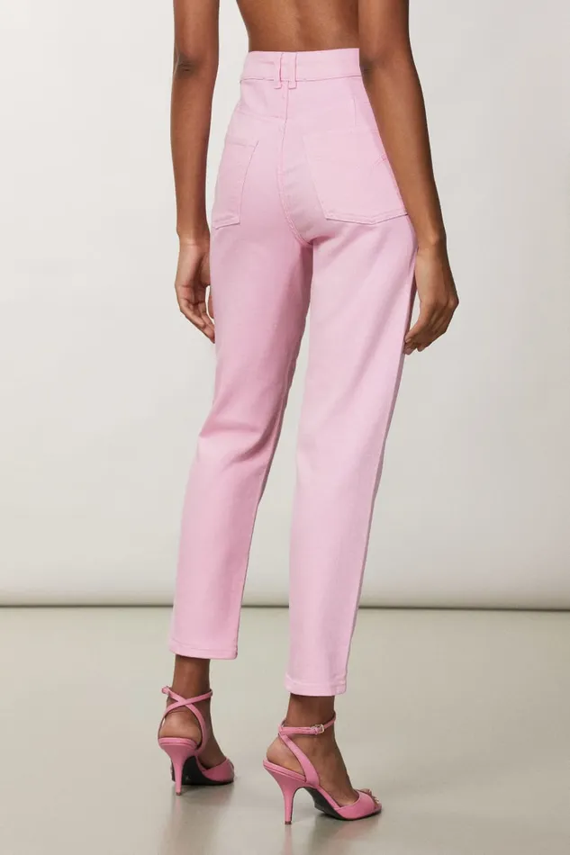 Patrizia Pepe Highwaisted Cigarette Pants Pink Fresh Pink Apparel Cigarette