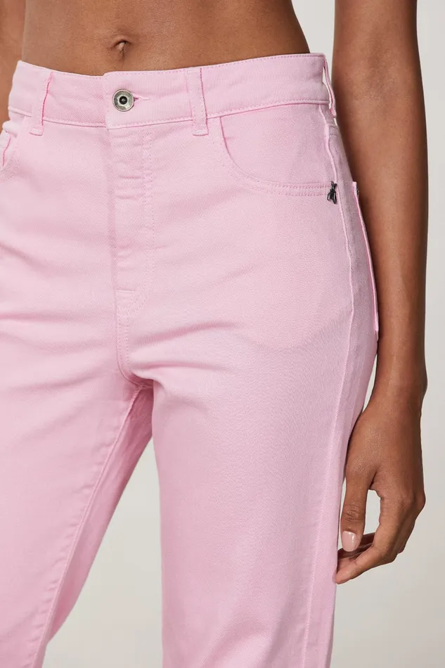 Patrizia Pepe Highwaisted Cigarette Pants Pink Fresh Pink Apparel Cigarette