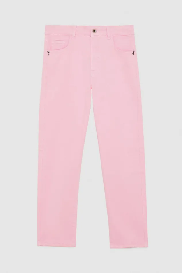 Patrizia Pepe Highwaisted Cigarette Pants Pink Fresh Pink Apparel Cigarette