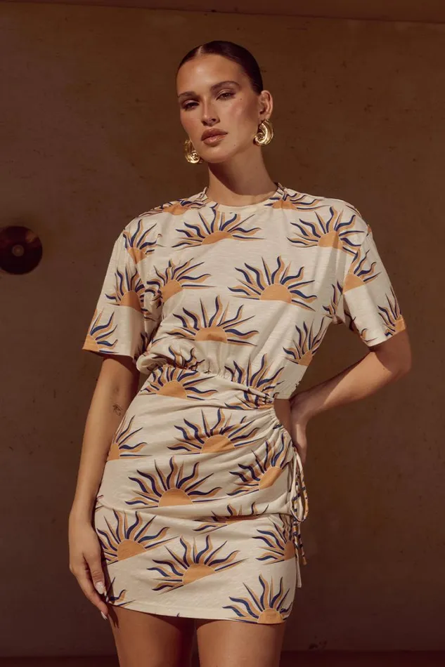 Runaway The Label Casual Dresses BRIZZIE MINI DRESS Sola Print 8211 Women