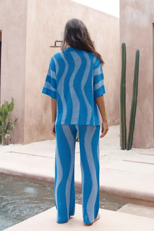Runaway The Label Shirts and Blouses ZANZIBAR TOP Blue 8211 Women