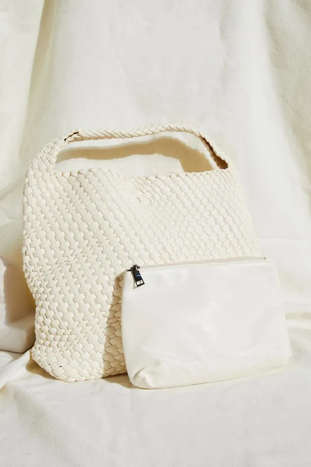 Seoul Bag 8211 Quilted Tote Bag In Cream Women Showpo Bags