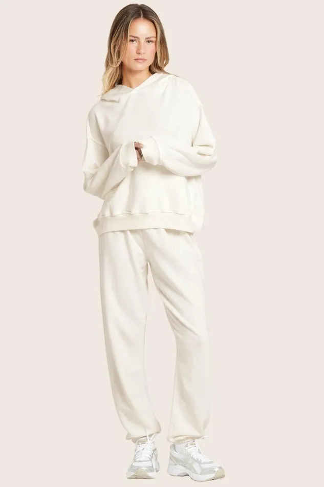 SET ACTIVE Sweats LIGHTWEIGHT SWEATS CLASSIC SWEATPANTS 8211 BLANC 8211 Women