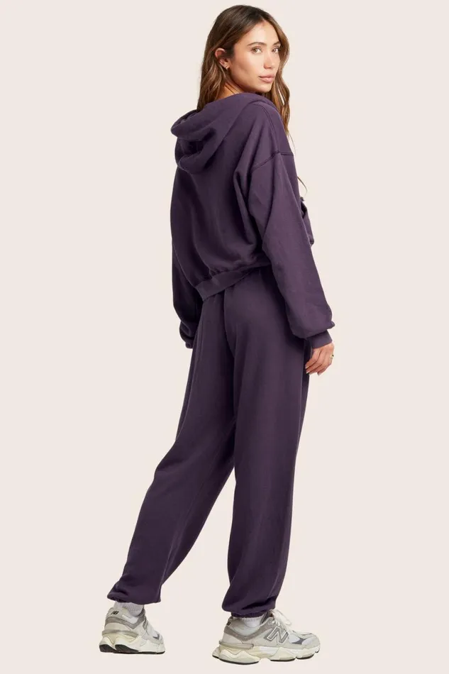 SET ACTIVE Sweats LIGHTWEIGHT SWEATS CLASSIC SWEATPANTS 8211 PLUM 8211 Women