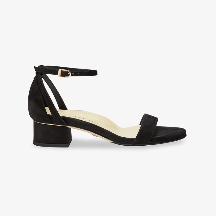 Shoes M M LaFleur Women The Sarah Flint Perfect Block Sandal 30 Black Suede
