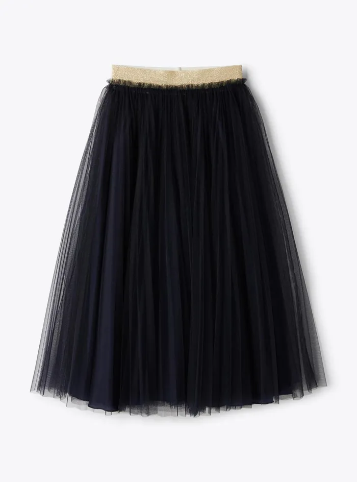 Skirts Girl 216 Il Gufo Pleated Tulle Skirt