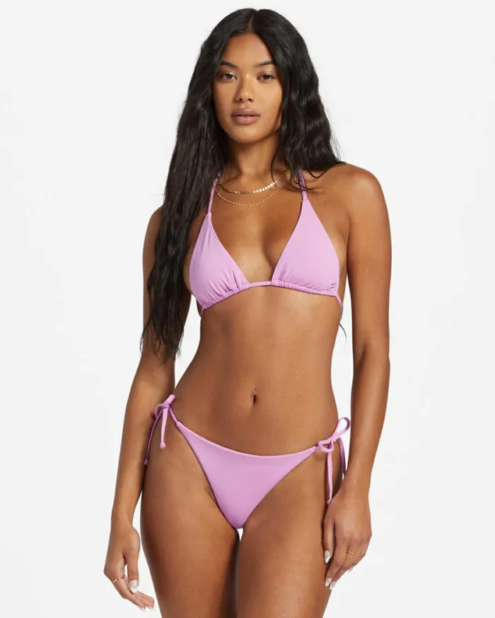 Sol Searcher TieSide Tanga Bikini Bottoms Lush Lilac Women Billabong Bikini Bottoms