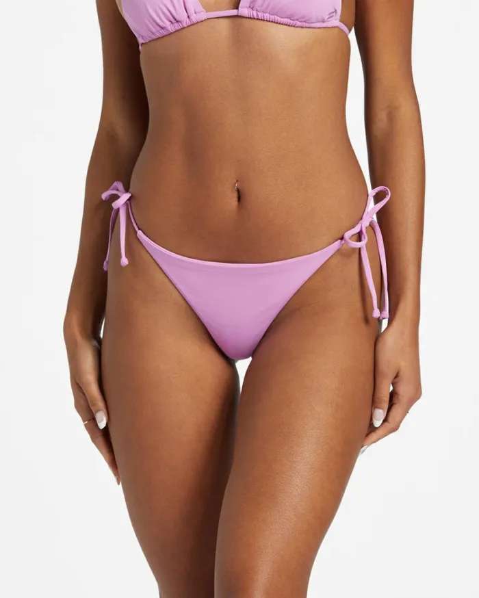Sol Searcher TieSide Tanga Bikini Bottoms Lush Lilac Women Billabong Bikini Bottoms