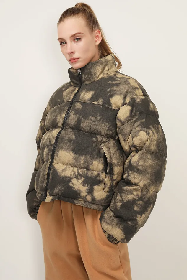 Storets Hazel Reversible Printed Puffer Jacket Women Jackets and Coats