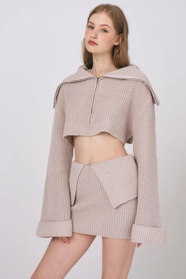 Storets Jade Chunky Knitted Jacket Women Jackets and Coats Storets Jade Chunky Knitted Jacket Women Jackets and Coats