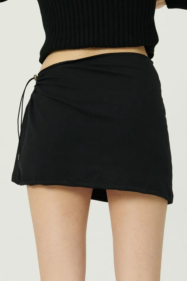 Storets Jasmine Drawstring Waist Jersey Skirt Women Skirts